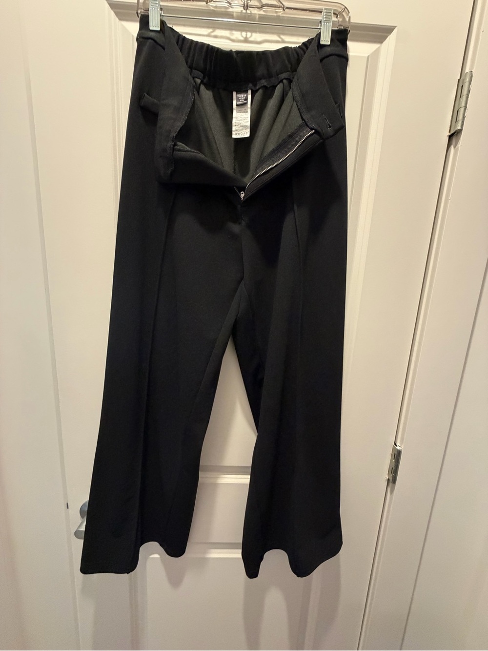 SHEIN Black Curvy 1XL Satin-Look Skirt